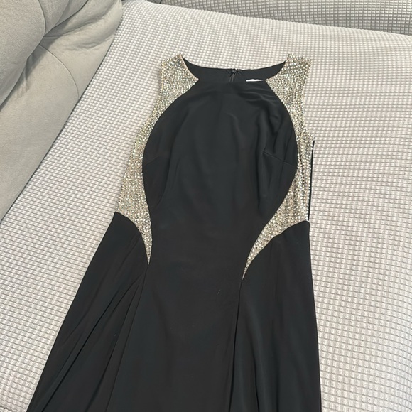 Black sparkle ✨ dress. Size 4 from Cache. - Picture 3 of 4
